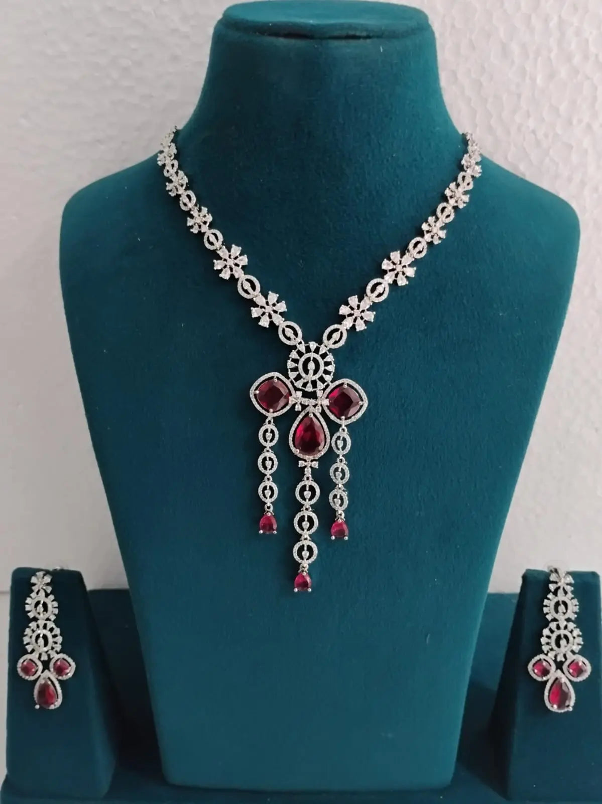 AD Necklace Set Ambani Fashion Jewellery