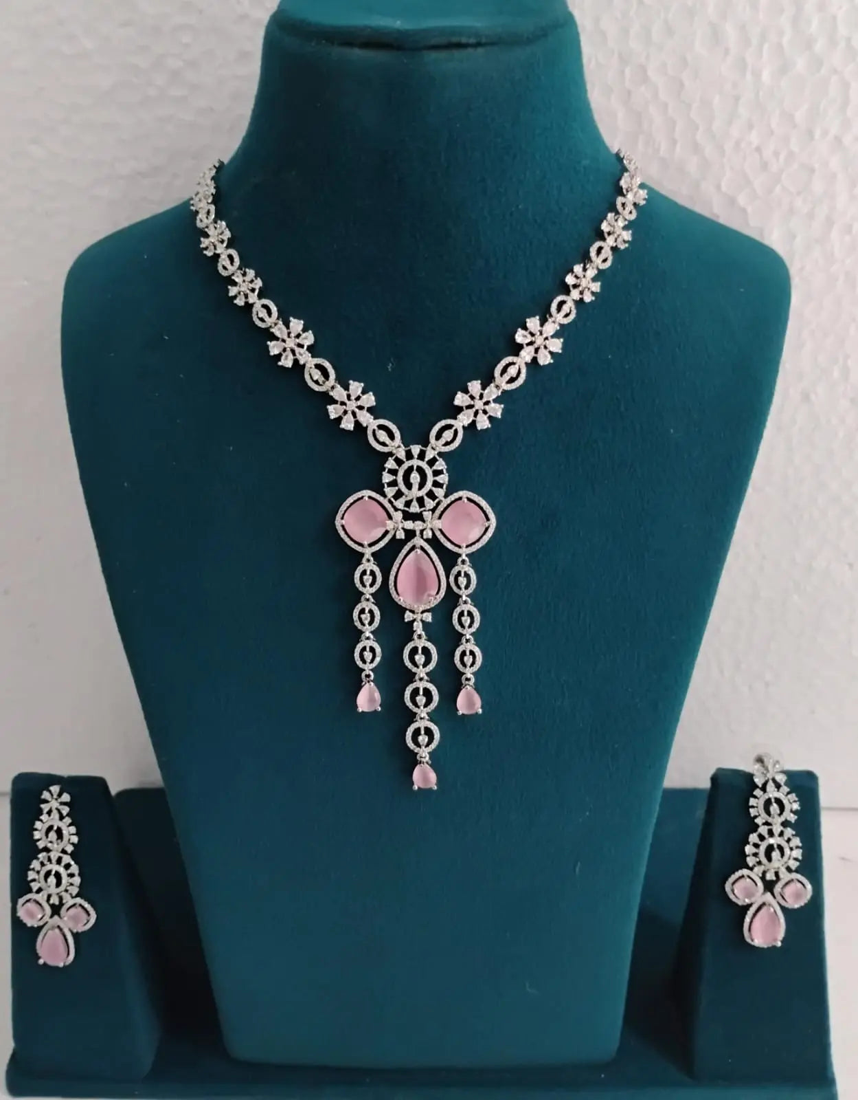 AD Necklace Set Ambani Fashion Jewellery