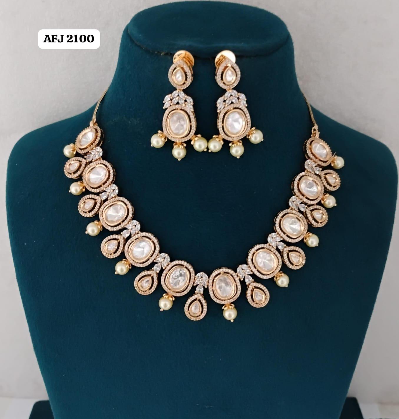 Kundan Necklace Set Ambani Fashion Jewellery