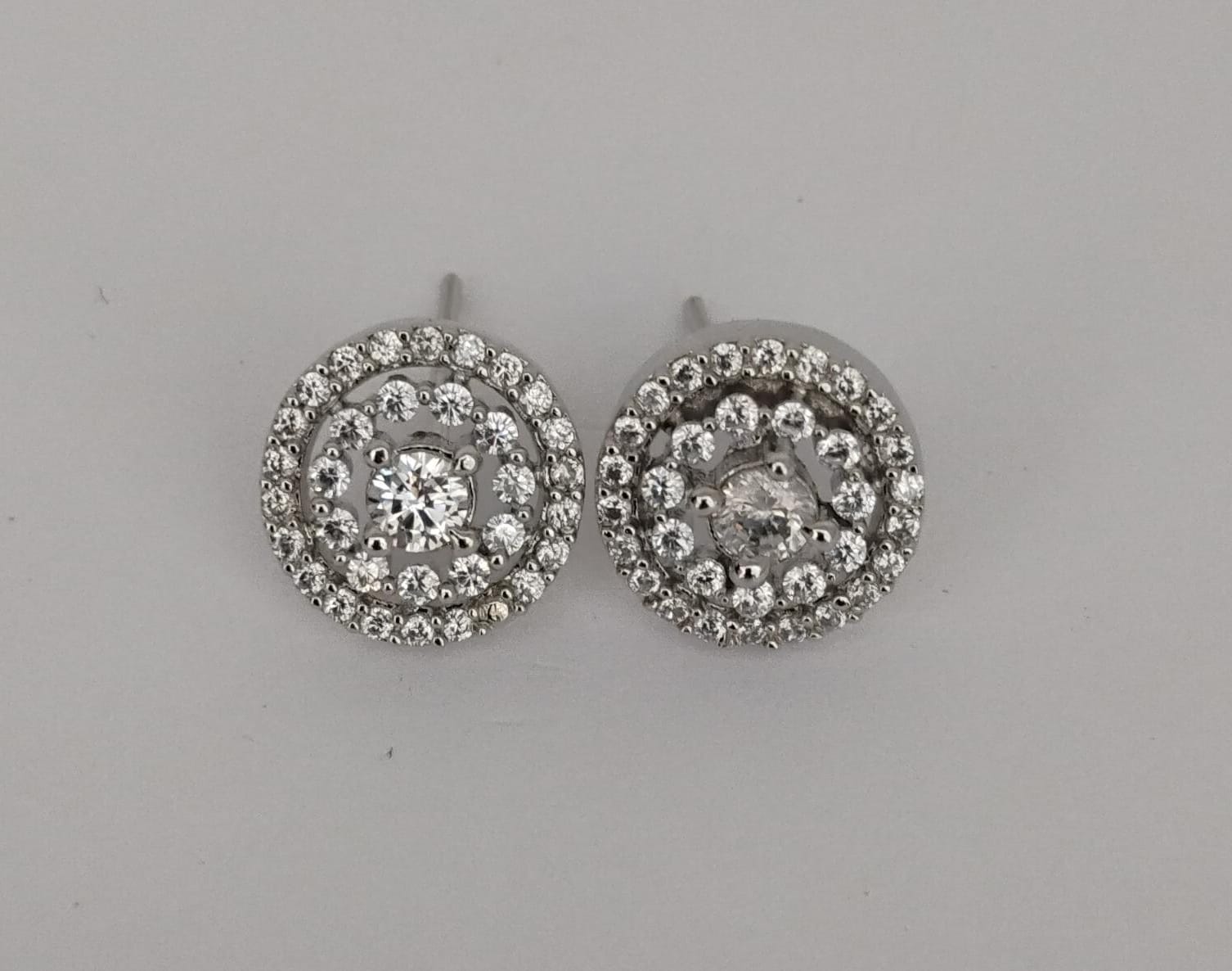 American Diamond Studs Ambani Fashion Jewellery