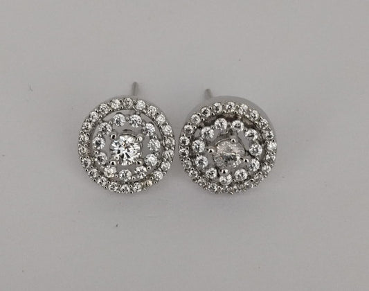 American Diamond Studs Ambani Fashion Jewellery