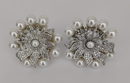 American Diamond Studs Ambani Fashion Jewellery