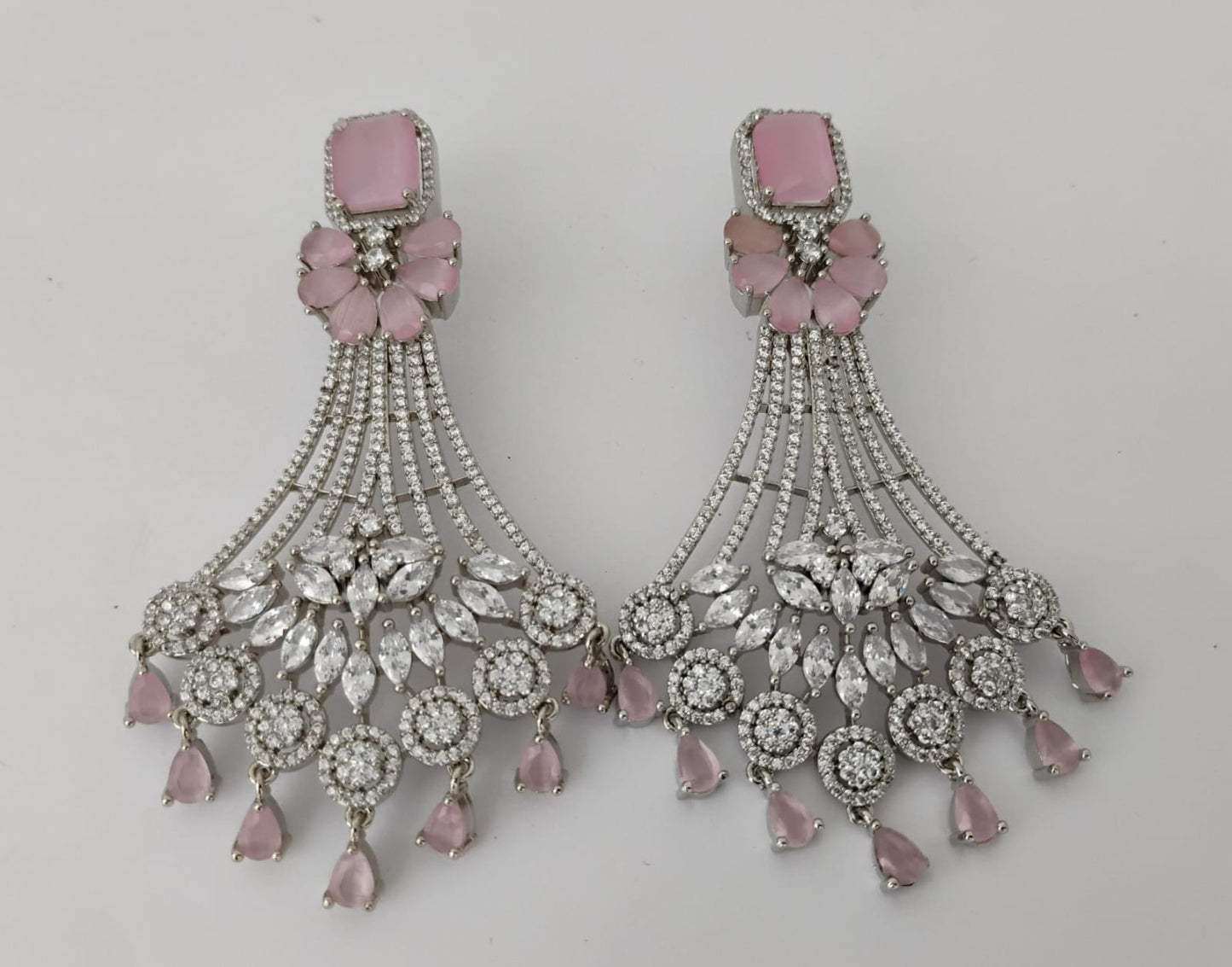 American Diamond Earring set Ambani Fashion Jewellery