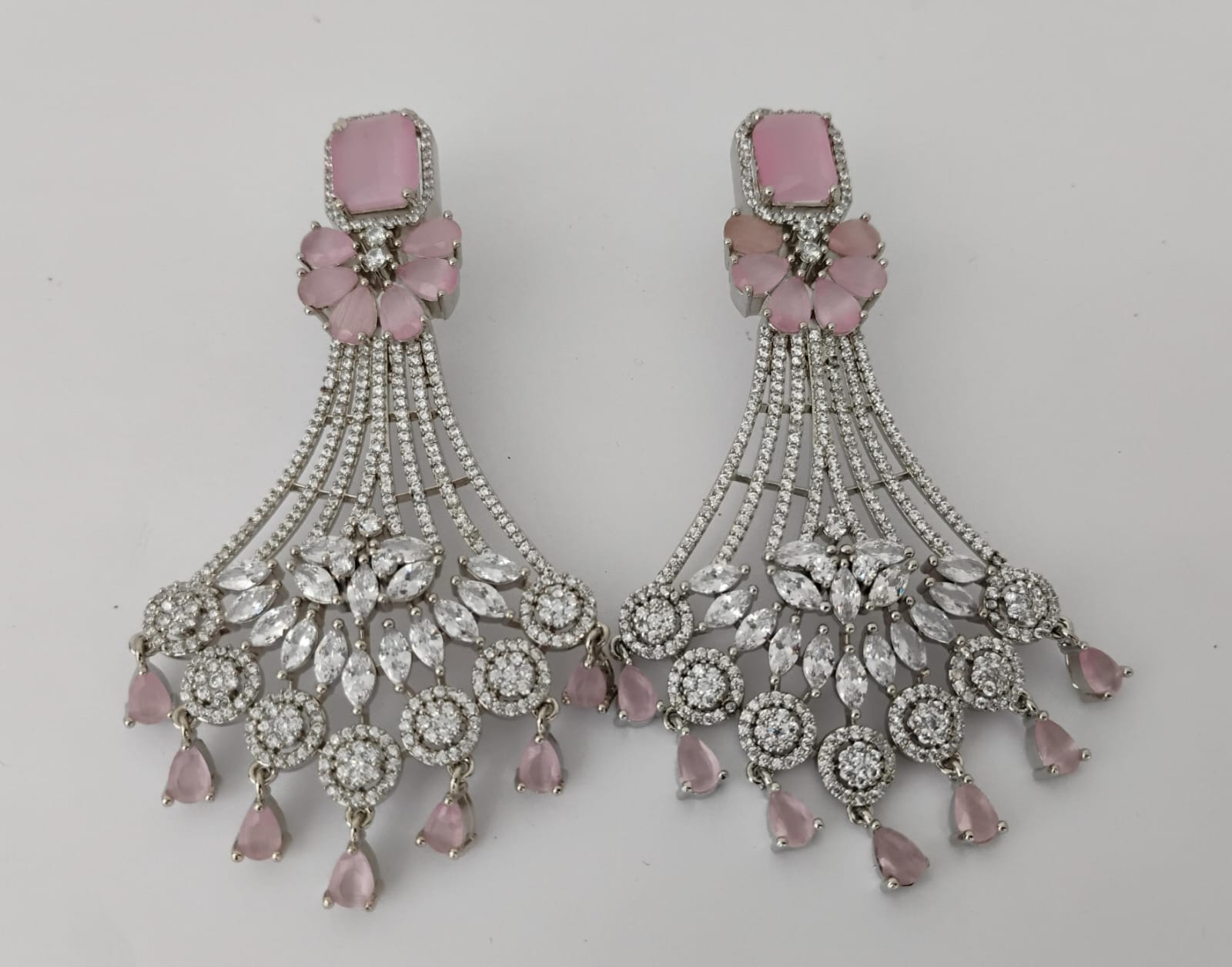 American Diamond Earring set Ambani Fashion Jewellery