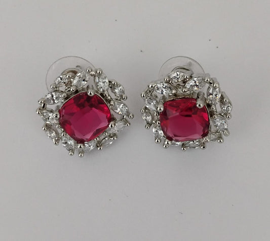 American Diamond Studs Ambani Fashion Jewellery