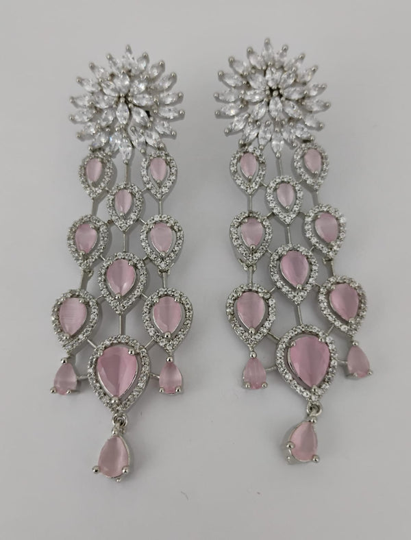 American Diamond Earring Set
