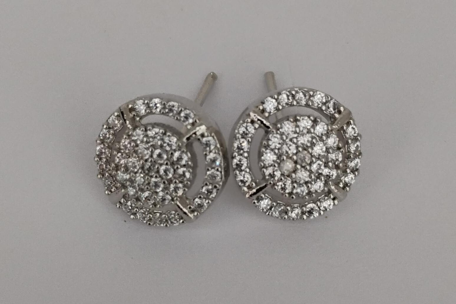 American Diamond Studs Ambani Fashion Jewellery