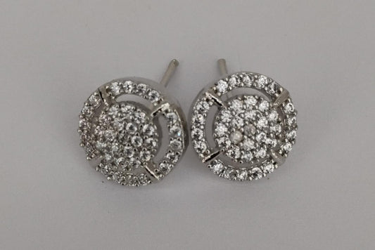 American Diamond Studs Ambani Fashion Jewellery
