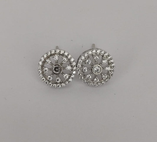 American Diamond Studs Ambani Fashion Jewellery