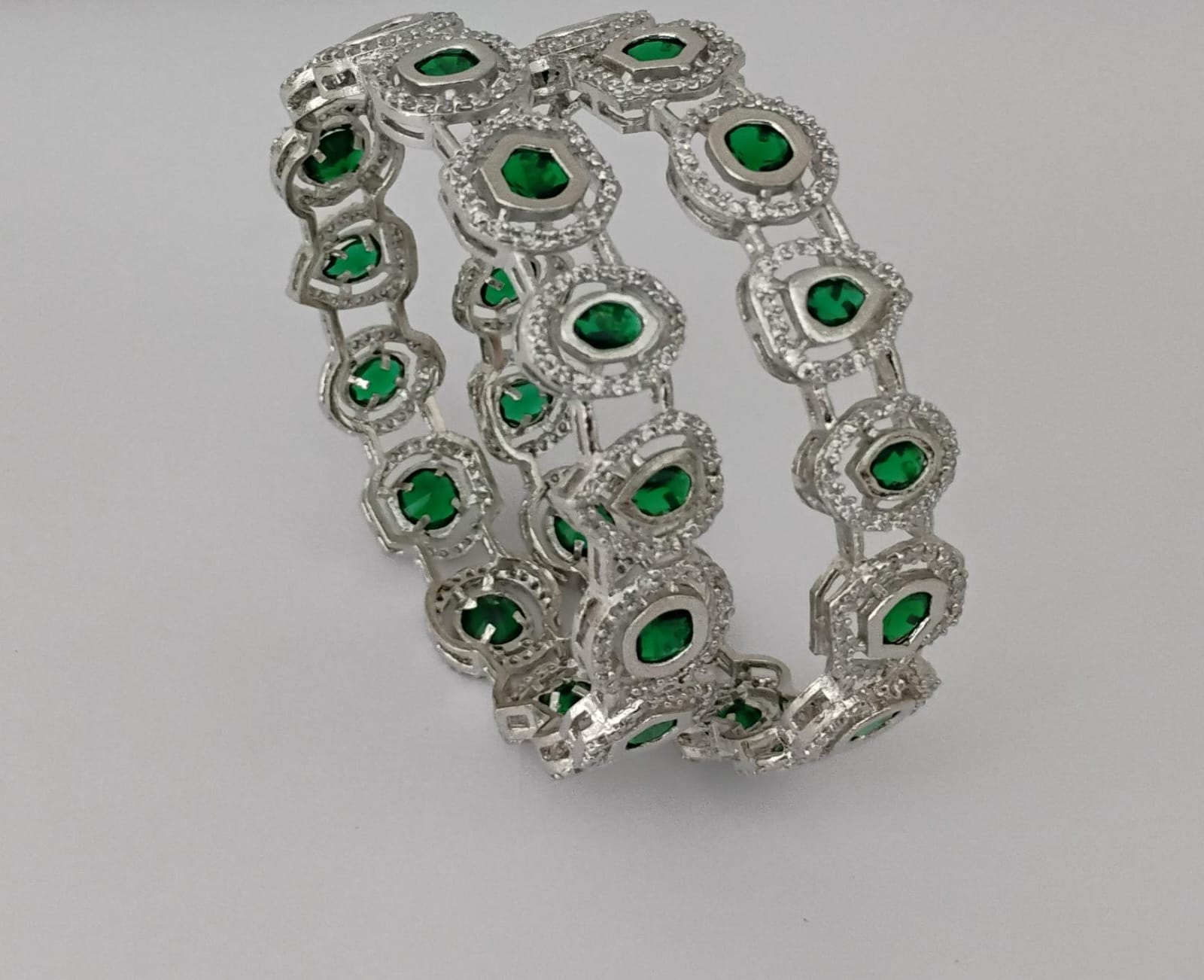 American Diamond Bangles Ambani Fashion Jewellery