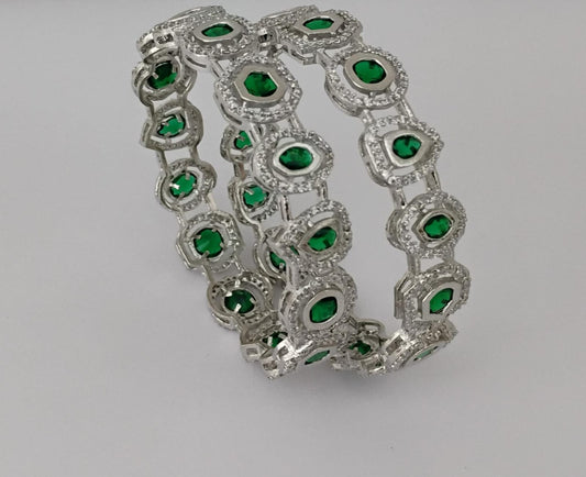 American Diamond Bangles Ambani Fashion Jewellery