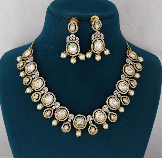 Kundan Necklace Set Ambani Fashion Jewellery