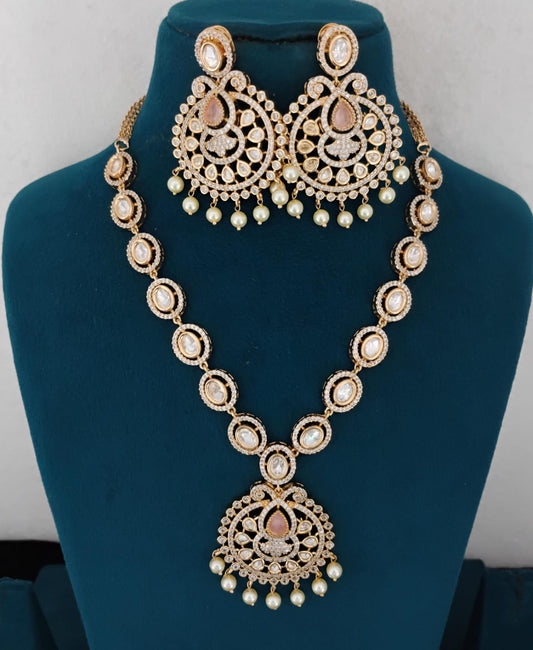 Kundan Necklace Set Ambani Fashion Jewellery