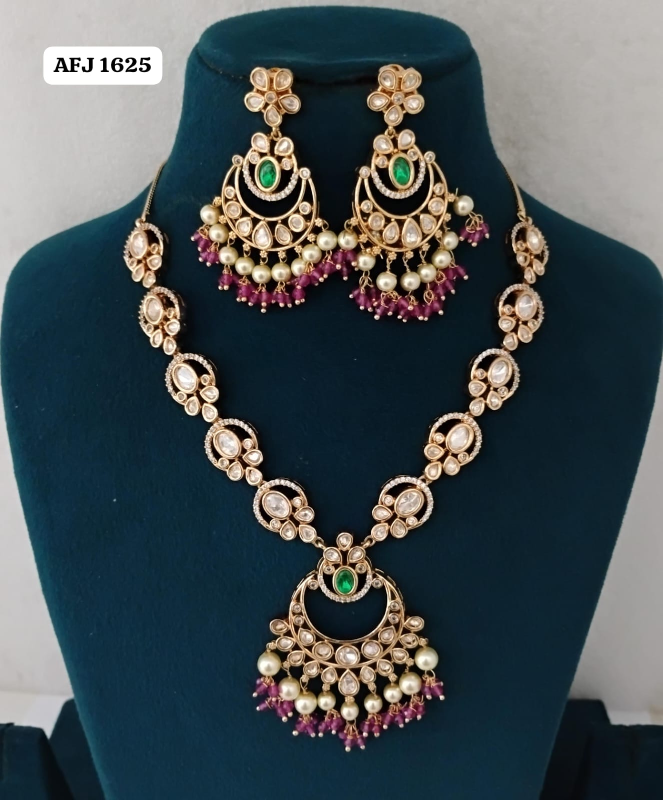 Kundan Necklace set Ambani Fashion Jewellery