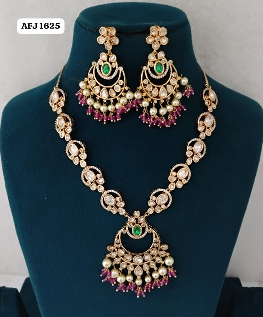 Kundan Necklace set Ambani Fashion Jewellery