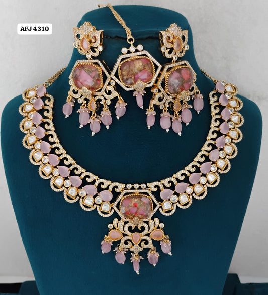 Kundan Necklace Set Ambani Fashion Jewellery