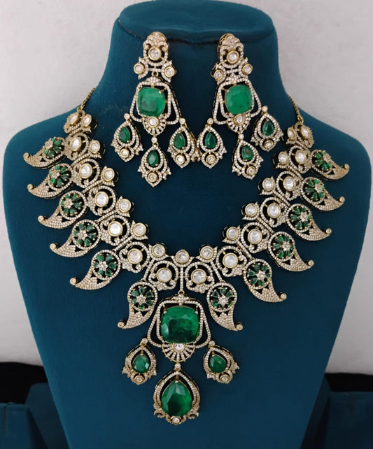 Kundan Necklace Set Ambani Fashion Jewellery