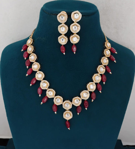 Kundan Necklace Set Ambani Fashion Jewellery