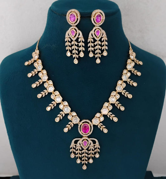 Kundan Necklace Set Ambani Fashion Jewellery