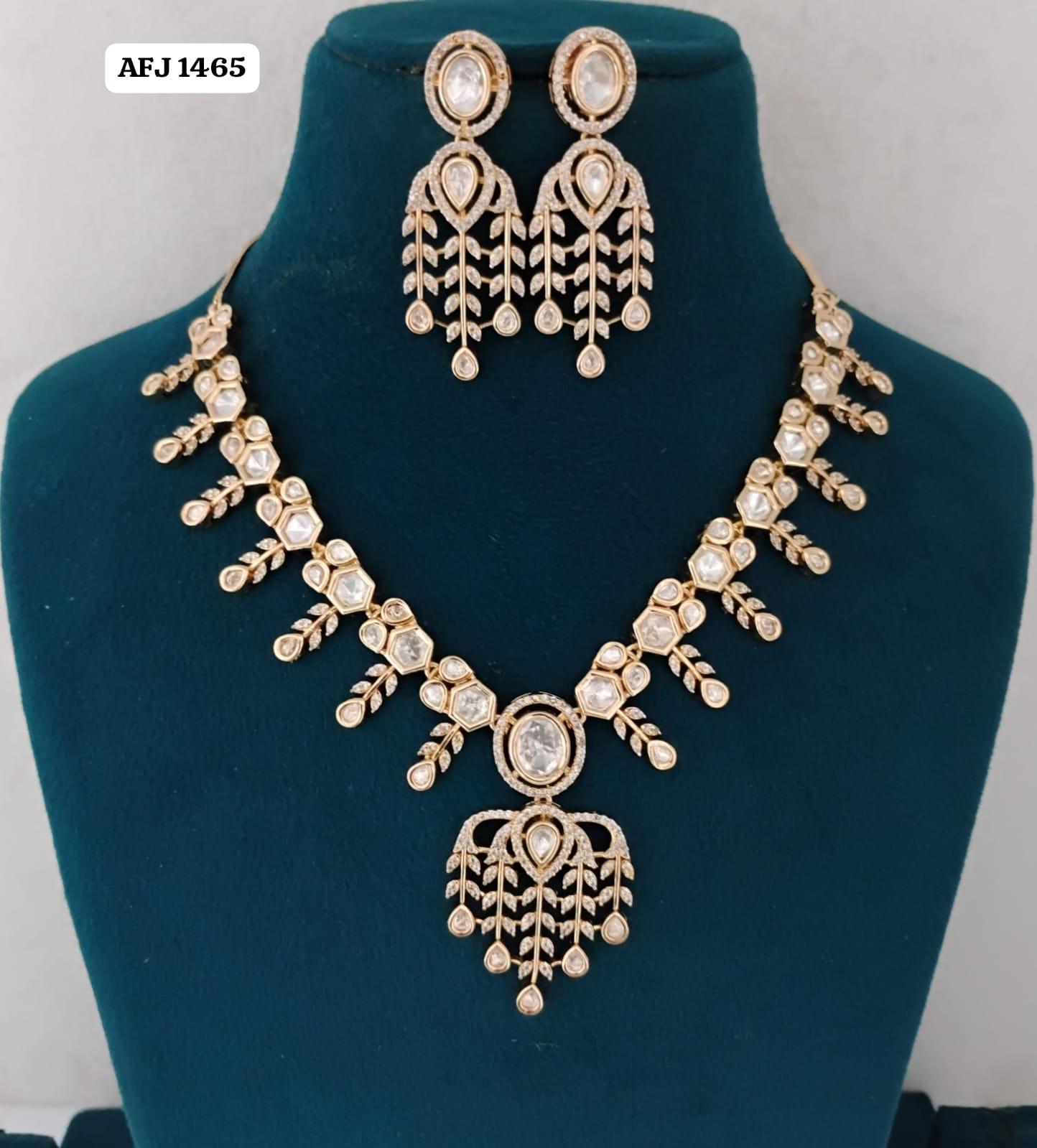 Kundan Necklace Set Ambani Fashion Jewellery