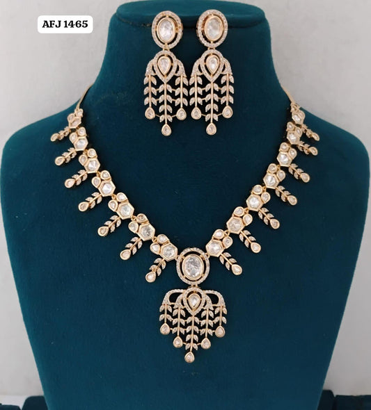 Kundan Necklace Set Ambani Fashion Jewellery
