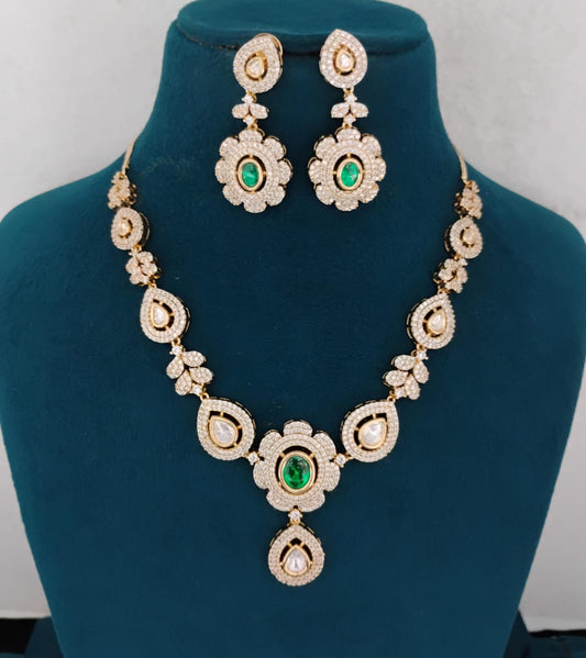 Kundan Necklace Set Ambani Fashion Jewellery