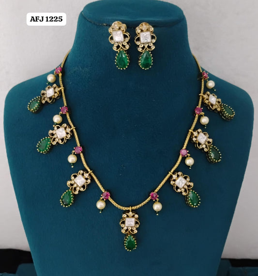 Kundan Necklace Ambani Fashion Jewellery