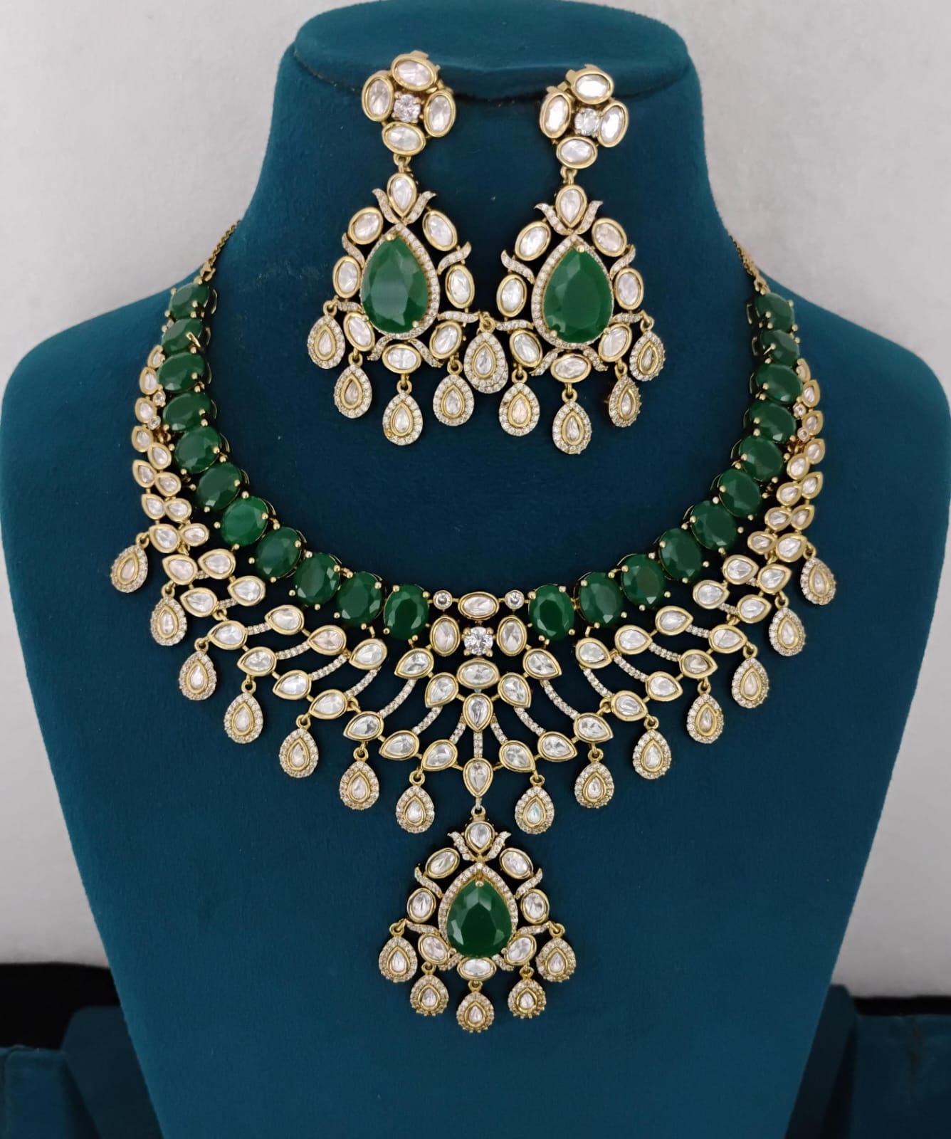 Kundan Necklace Set Ambani Fashion Jewellery