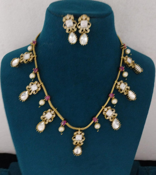 Kundan Necklace Ambani Fashion Jewellery