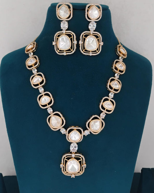 Kundan Necklace Set Ambani Fashion Jewellery